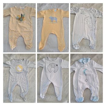 Lot 5 pyjama coton + 1 velour 