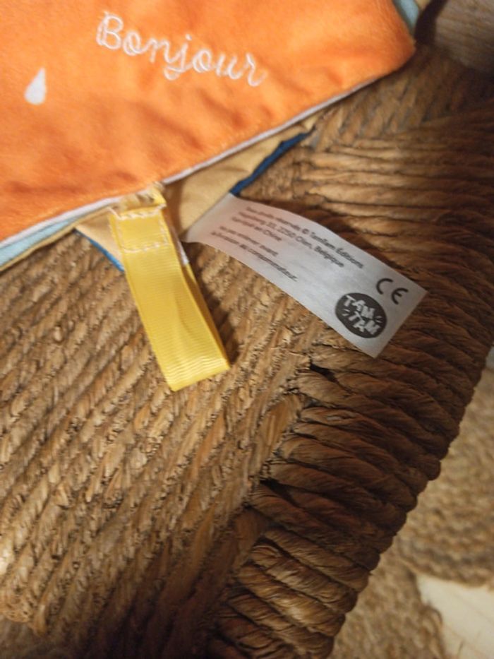 Doudou renard livre tissu tbe - photo numéro 6