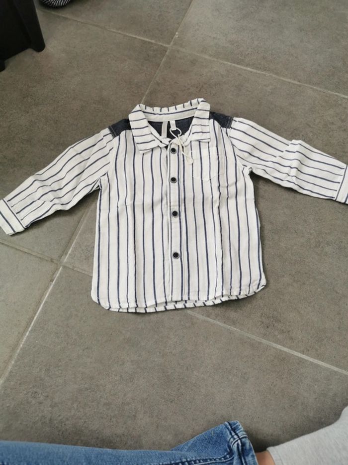 Chemise neuve manches longues 6 mois