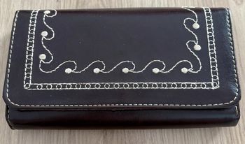 Porte monnaie marron