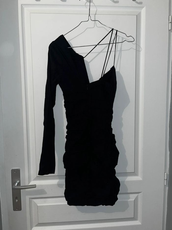 Robe asymétrique noire, taille XS - photo numéro 3