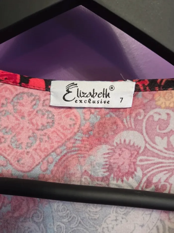 Jolie blouse manches longues colorée T50 Elizabeth exclusive - photo numéro 4