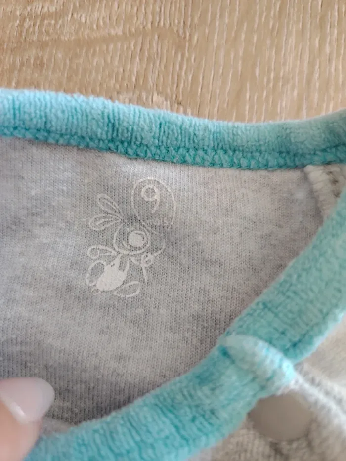 Pyjama velours 1 pièce - photo numéro 3