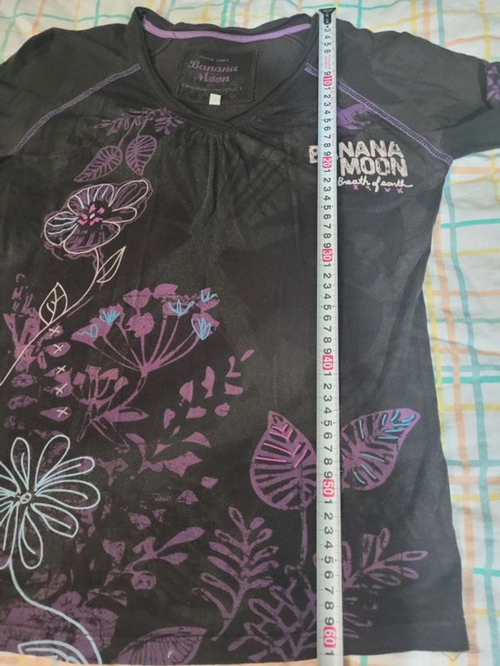 T-shirt manches longues, banane moon, marron - photo numéro 6