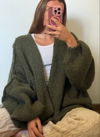 Gilet - Kaki - Maille - Décontracté - Cocooning - Automne