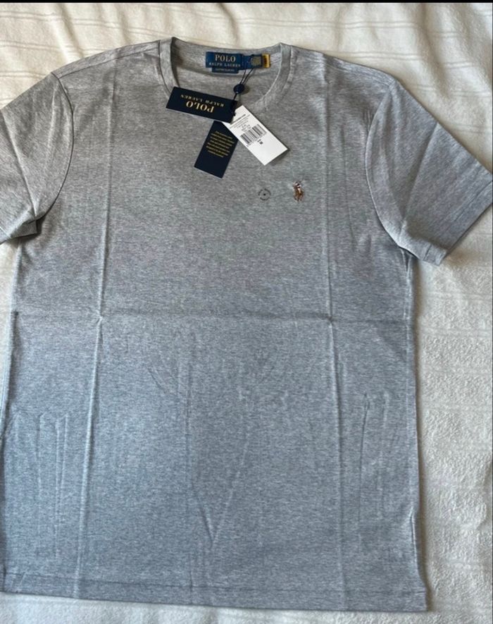 T-shirt  Ralph Lauren authentique Gris