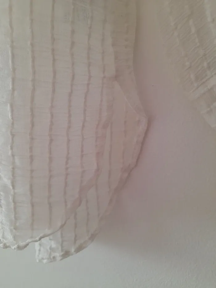 Chemise en voile gaufré et transparent - photo numéro 3