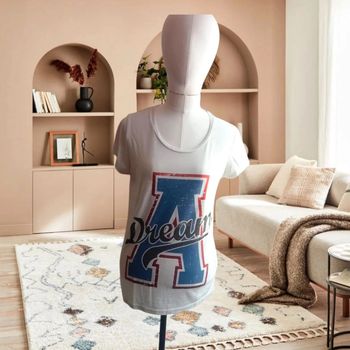 T-shirt blanc  mim M