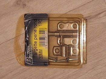 Targette à pêne rond 30 mm Brikotech - NEUF