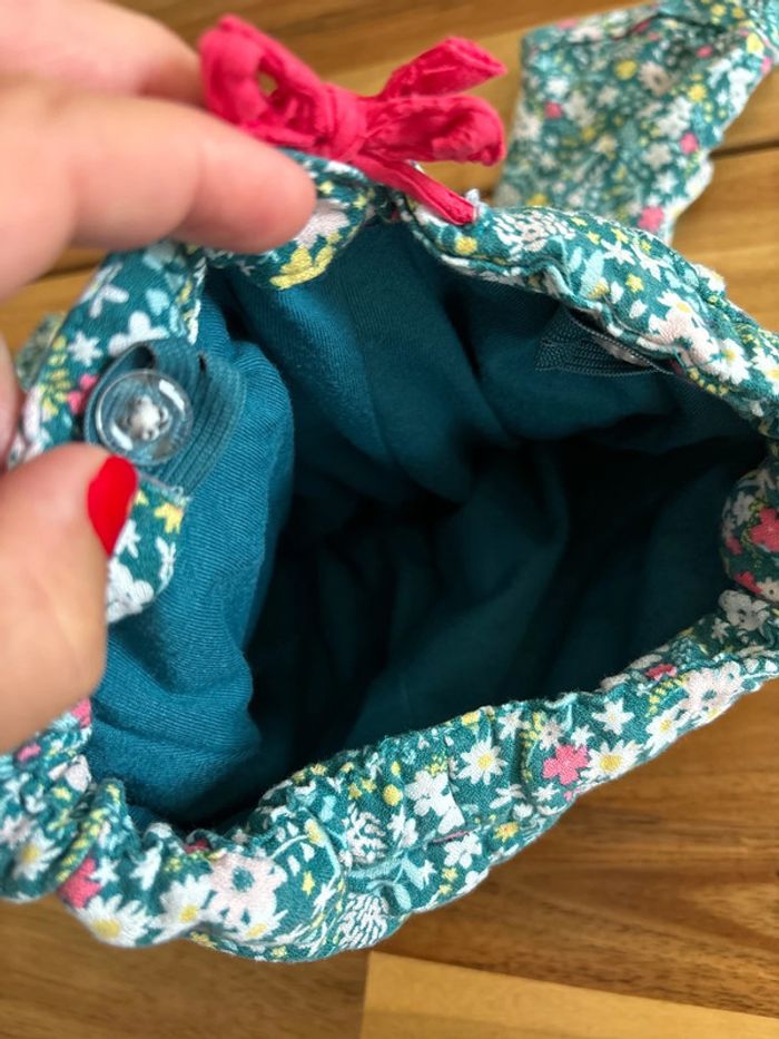 Pantalon vert fleurs - photo numéro 7