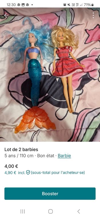 Lot de 2 barbies