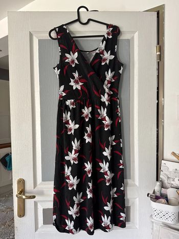 Robe fleuri décolletée femme taille m