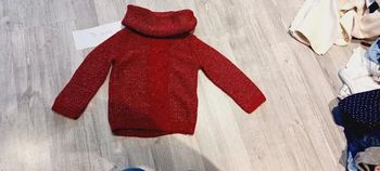 Pull avec fil brillant