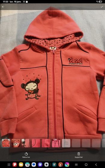 Veste 8 ans pucca GF13