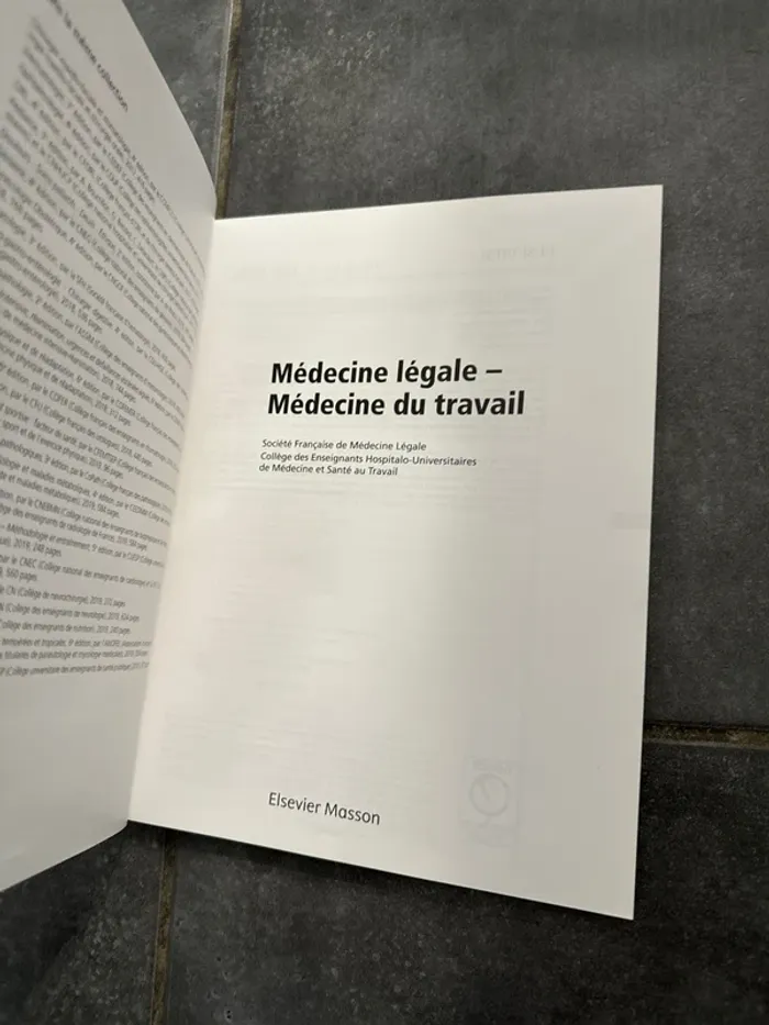 Livre Sénégal, médecine du travail, les référentiels des collèges - photo numéro 4