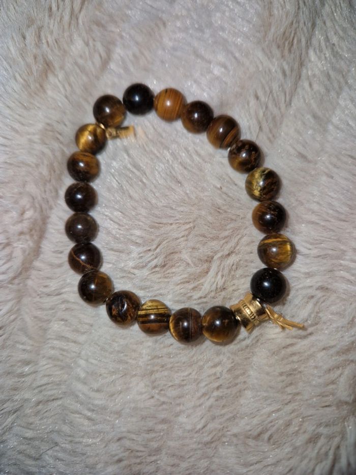 Bracelet œil de tigre - photo numéro 3
