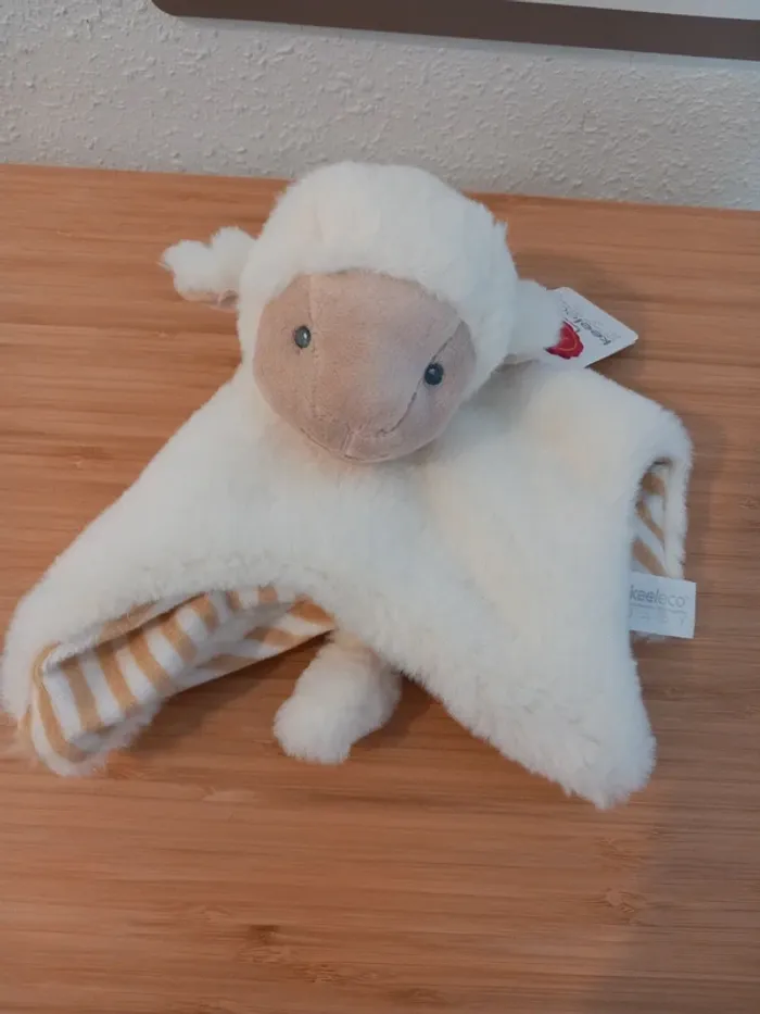Peluche Doudou mouton keel toys neuf - photo numéro 5