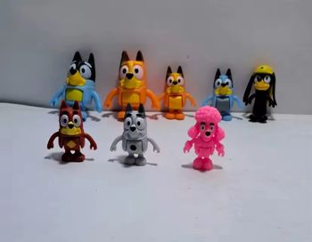 Figurine bingo bluey chien bleu et ses amis