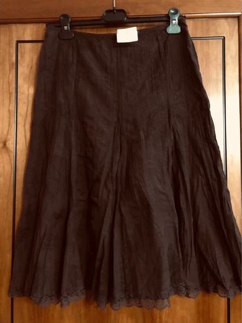 Jupe marron 38 Cassis neuve avec étiquette