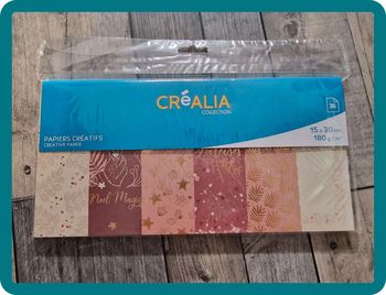 Lot de feuilles scrapbooking