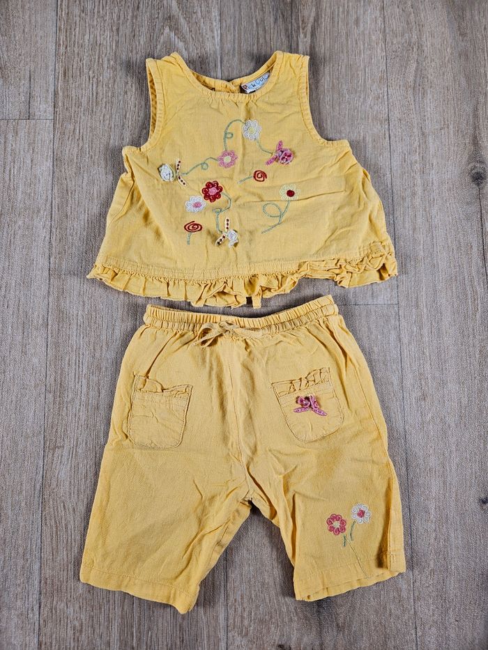Lot 19 pièces vêtements bébé fille 6 mois printemps été mi saison - photo numéro 3