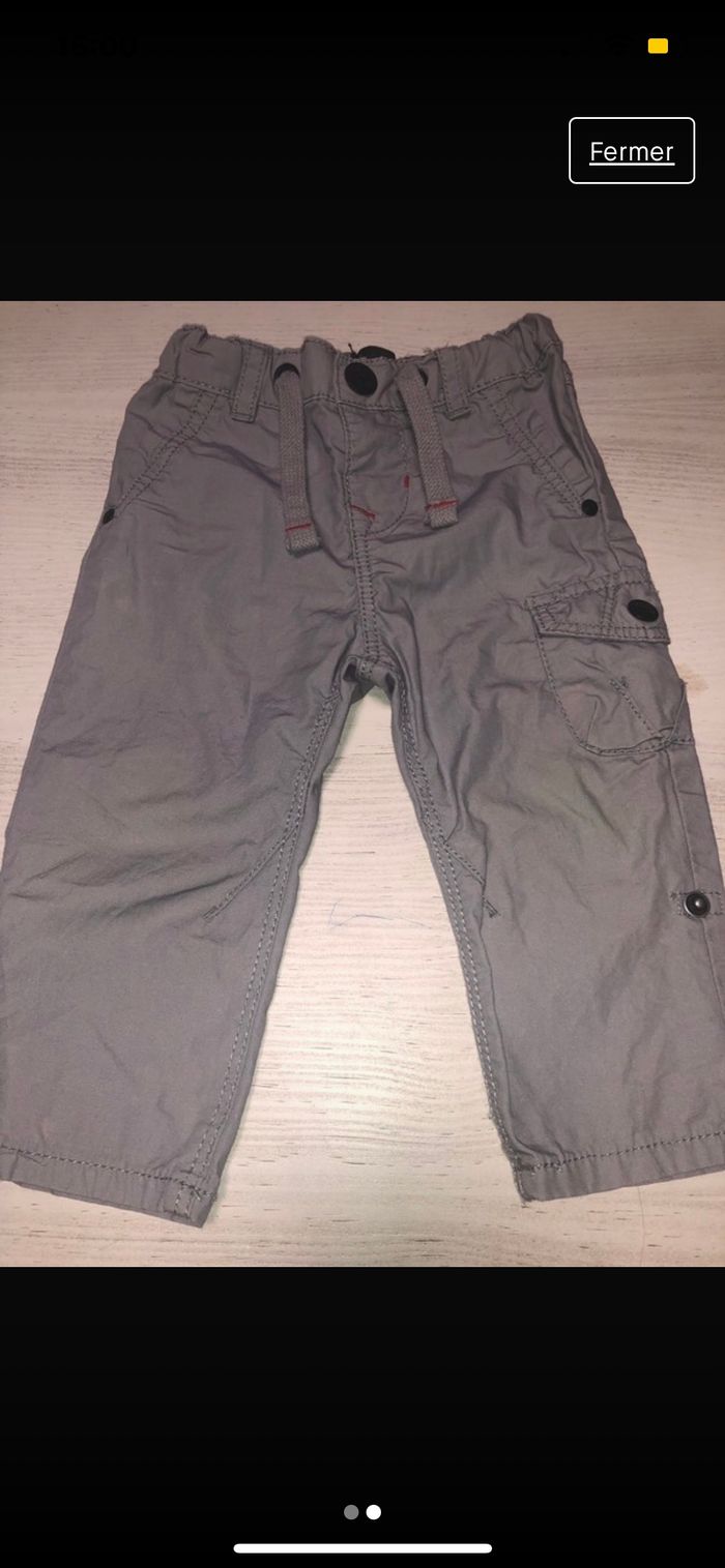 Pantalon fin 12 Mois