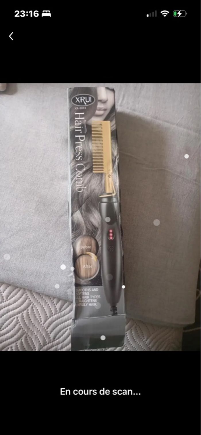 Peigne chauffant - photo numéro 2