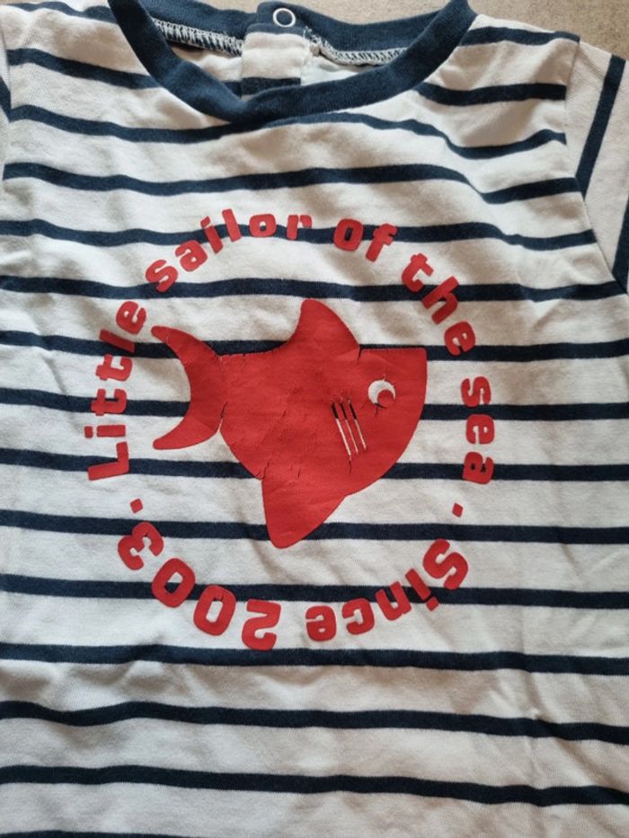 Lot de 2 tee shirt manche courte - photo numéro 2