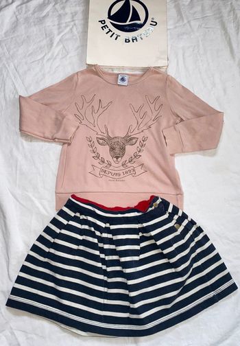 ensemble Petit Bateau  3 ans