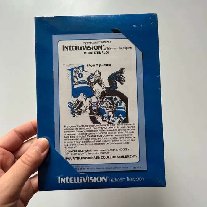 Jeu vidéo hockey mattel electronics intellivision - photo numéro 4