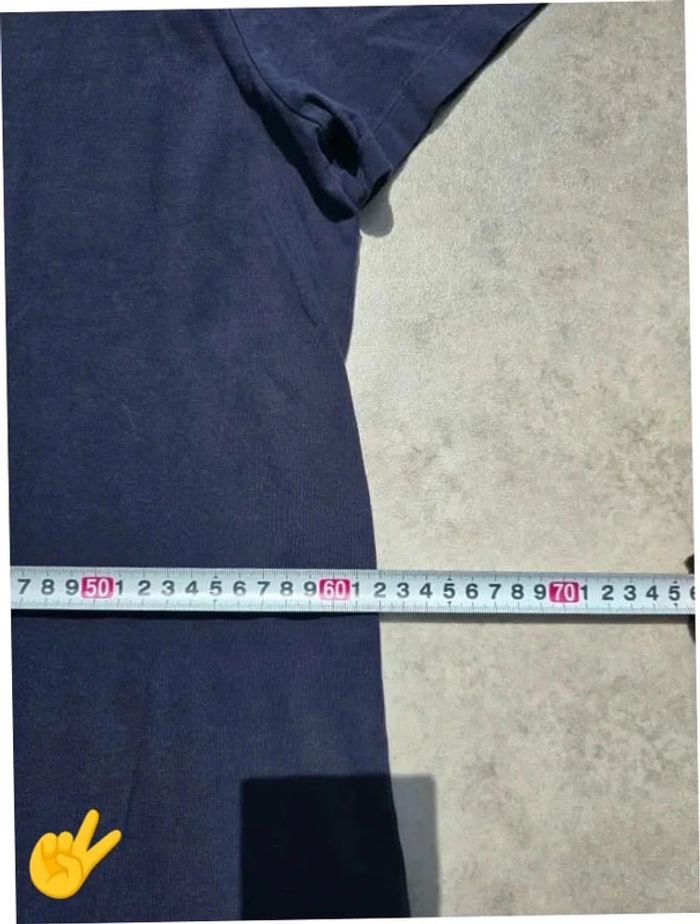 T-shirt Ralph Lauren XL coupe col rond bleu Homme Men tee68 - photo numéro 6