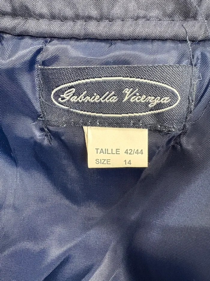 Veste matelassée Gabriella Vicenza | Bleu marine | Taille 42 - photo numéro 3