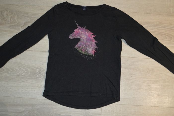 Tee shirt manches longues licorne Kiabi 5 ans