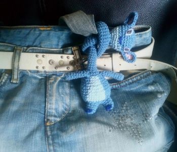 Déco de sac à main ou à dos stitch 