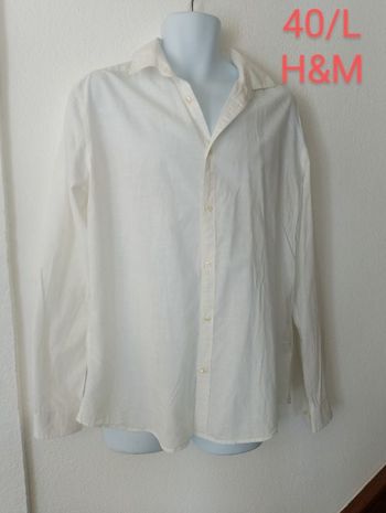 Chemise manches longues homme 40