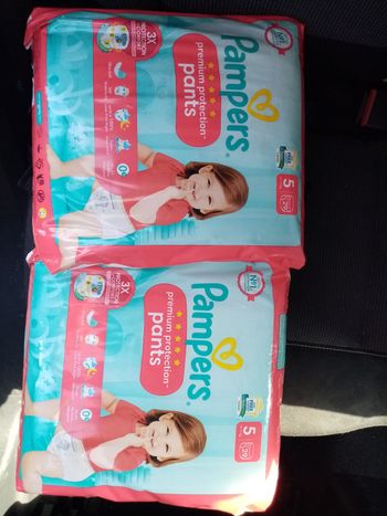 Lot 58 pants pampers premium protection taille 5