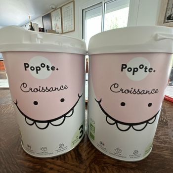 Lait infantile popote croissance