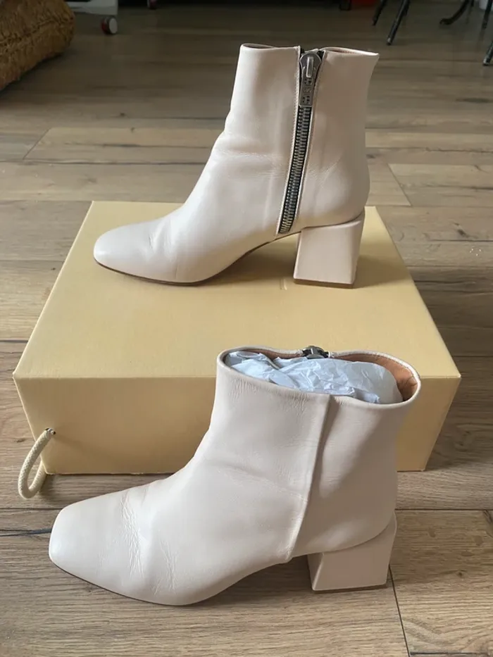 Boots crème LoQ - photo numéro 2