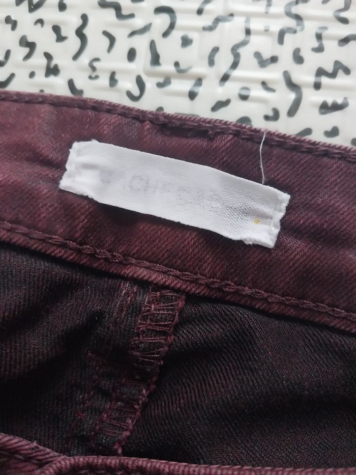 Jean slim bordeaux Cache Cache – T38 - photo numéro 5