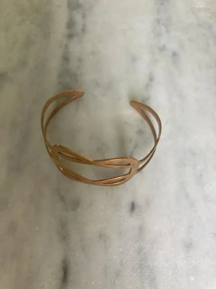 Bracelet femme doré rose acier inoxydable - photo numéro 5