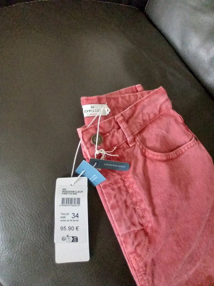 Pantalon jambes large taille 34 Cyrillus - photo numéro 2