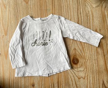 Tee-shirt fille 9 mois
