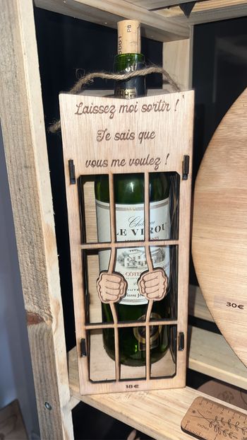 Porte bouteille de vin