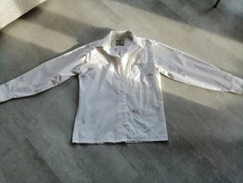 Chemise blanche mixte manches longues Black Coffee