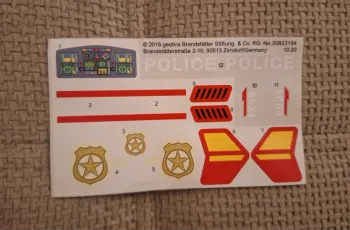 Étiquette Playmobil Police 6921