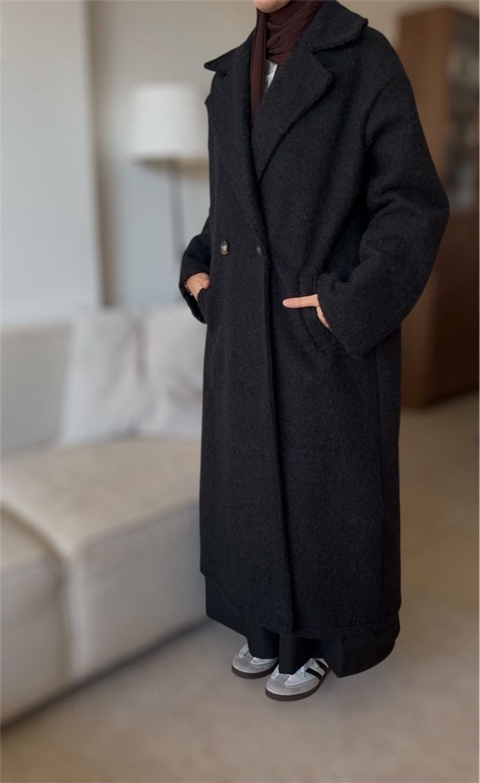 Manteau long noir - photo numéro 2