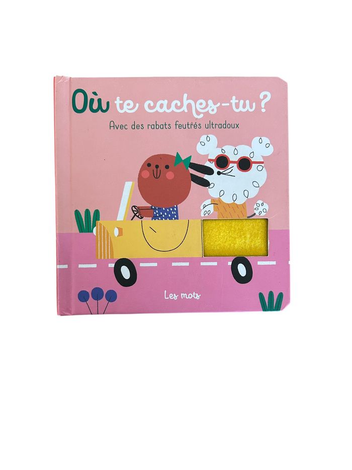 Livre Où te caches-tu ? avec des rabats feutrés ultradoux