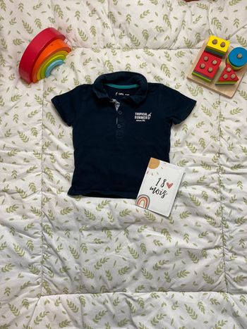 polo manches courtes marine 18 mois gémo