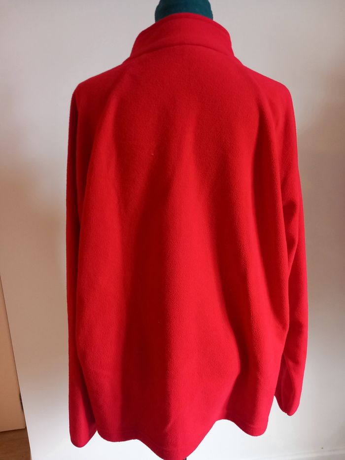 Polaire ITZ rouge avec col haut - photo numéro 3