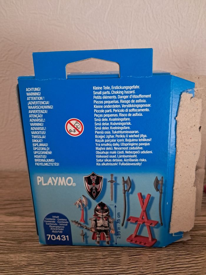 Playmobil 70431 chevalier avec armes - photo numéro 2